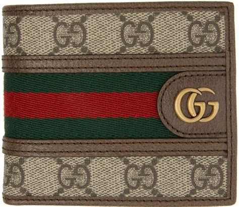 gucci beige gg ophidia bifold wallet